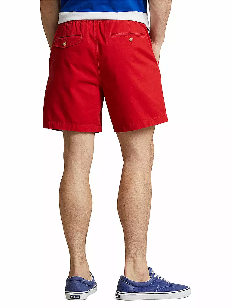 POLO RALPH LAUREN Shorts Classic Fit PREPSTER rot