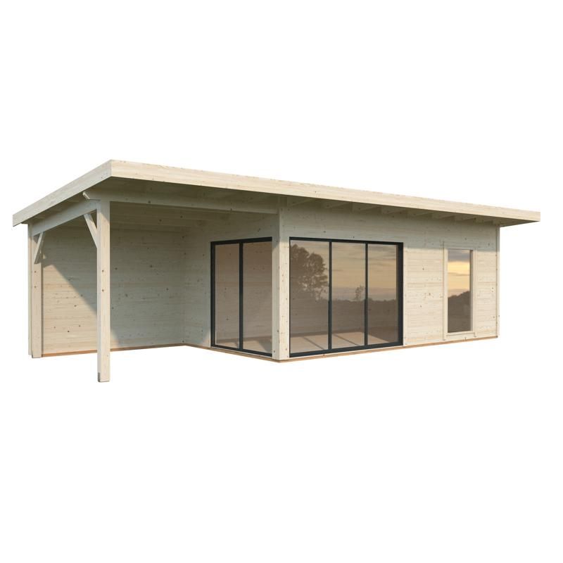 HAGESTUE PALMAKO ANDREA SLIDE+ UBEHANDLET 17,1 + 7,9M²