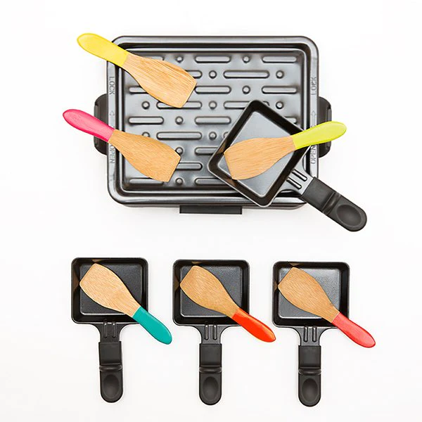 Set 6 spatules à raclette bambou Pebbly