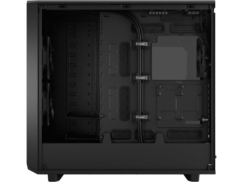 Fractal Design PC-Gehäuse Meshify 2 XL Light TG Schwarz Elegantes, kompaktes Big-Tower mit Sichtfenster