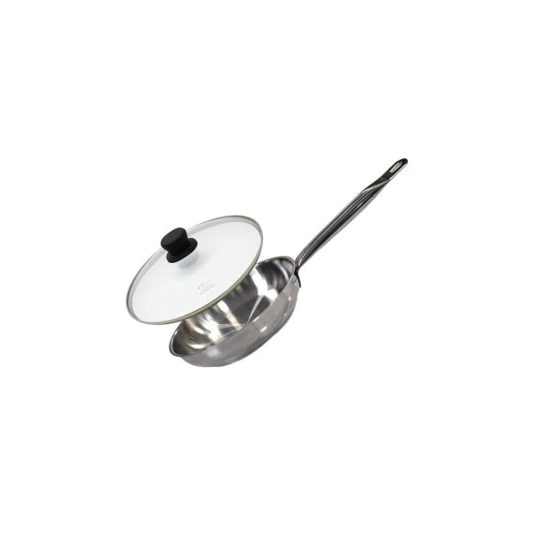 Ensemble de poêle et couvercle en verre de 28 cm Profi Therm Elo
