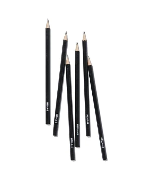 6 crayons