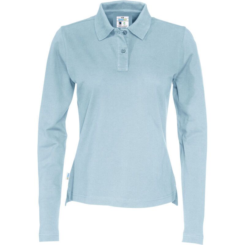 Cottover POLO PIQUE MANCHES LONGUES FEMME - CERTIFIÉ GOTS