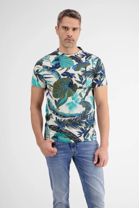 Lerros witte heren t-shirt