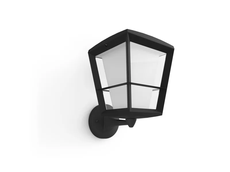 Philips Hue Econic - Væglampe - LED-lyspære - 15 W (tilsvarende 79 W) - klasse A - 2000-6500 K - sort