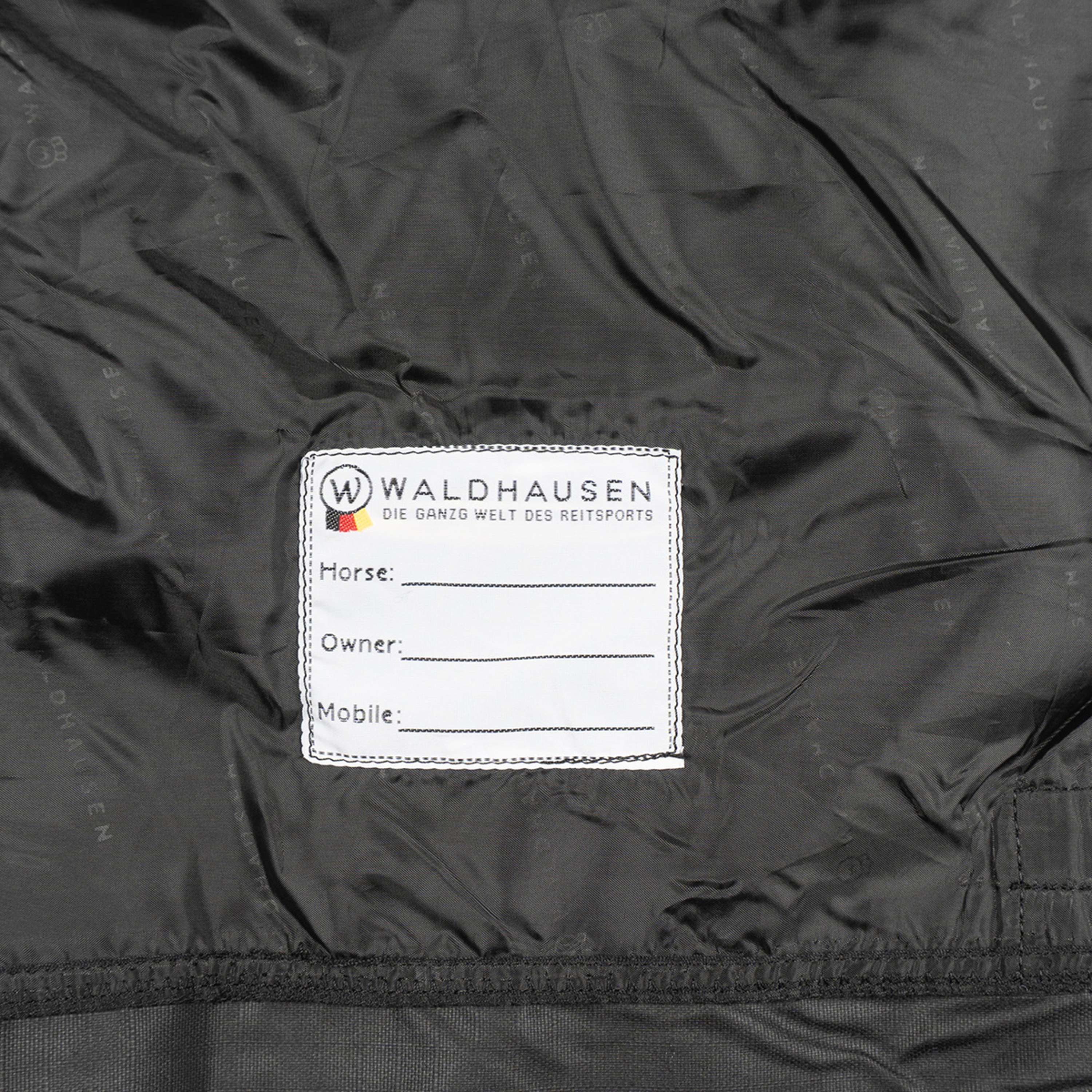 Waldhausen Outdoordeken Nordic High Neck Light 0g Zwart