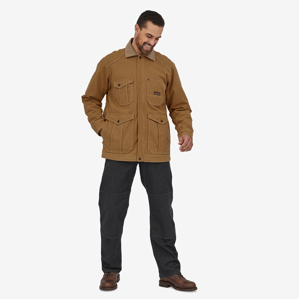 Herren-Scheunenmantel aus Hanf-Canvas von Iron Forge