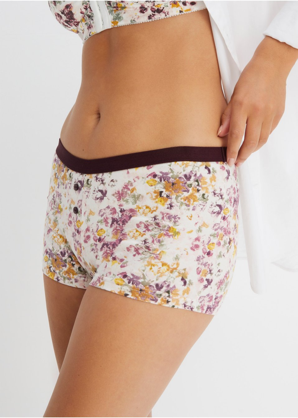 Lot de 4 boxers femme avec coton