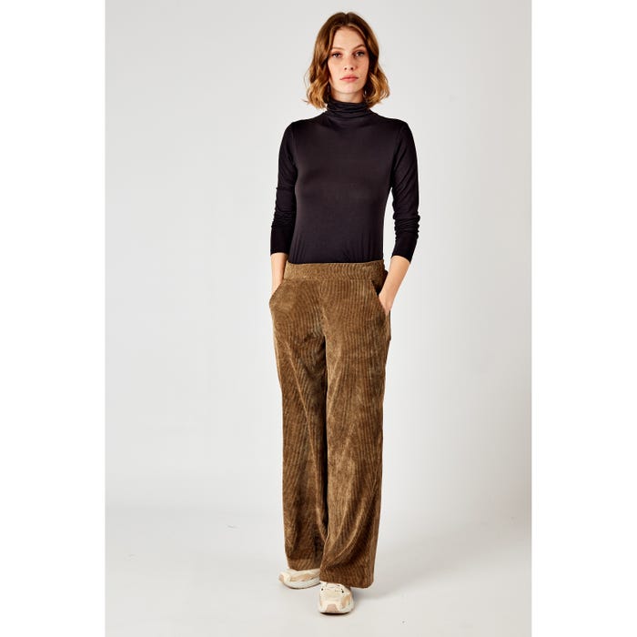 Veritas-Broek corduroy effen