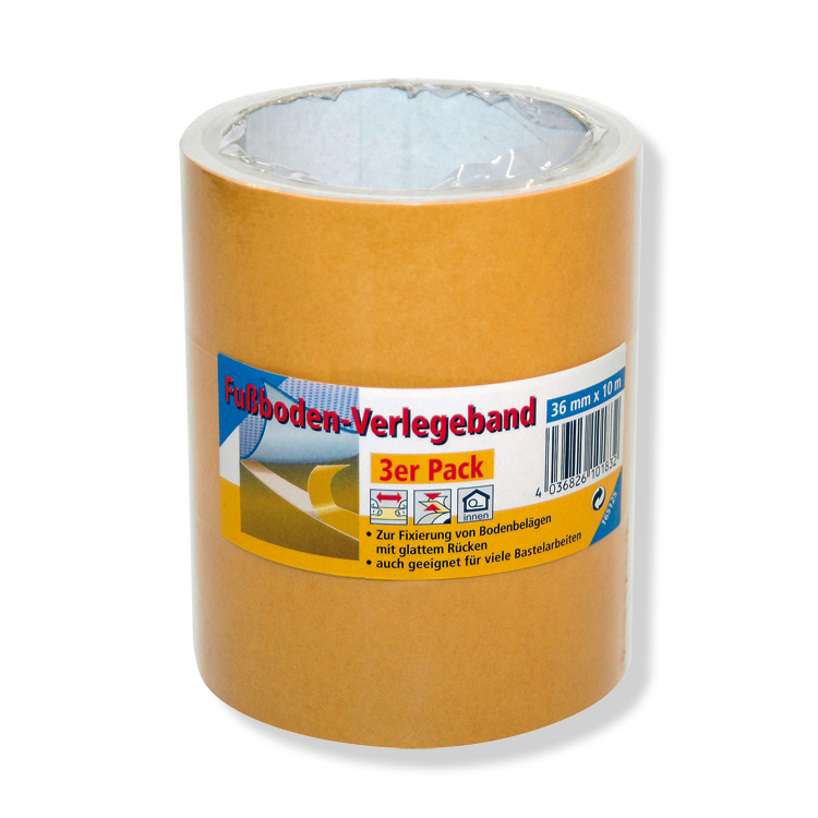 3er-Set Verlegeband - Doppelseitiges Klebeband