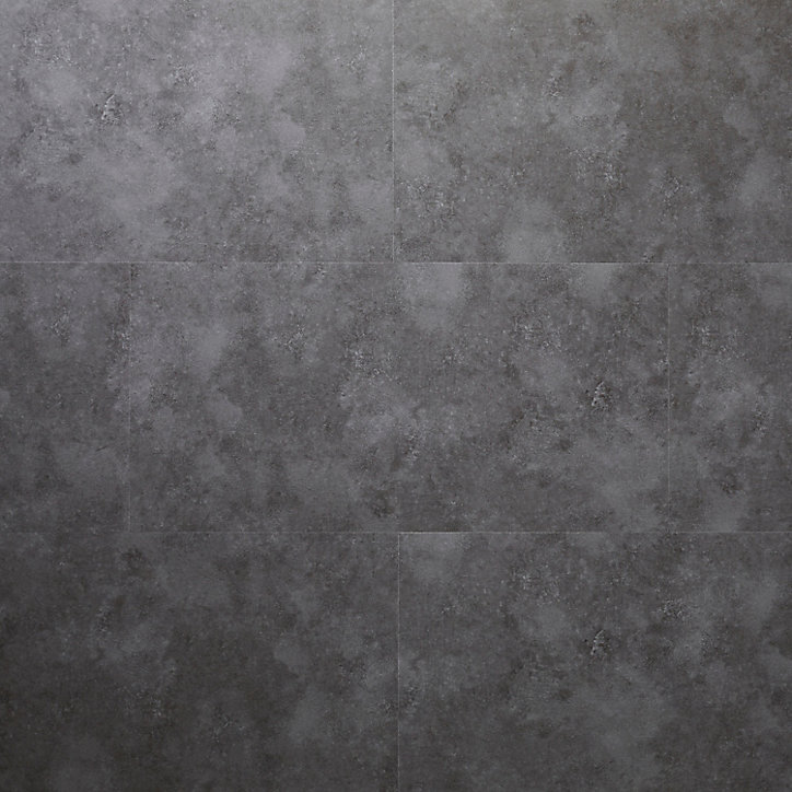 Dalle PVC adhésive PopRock Bois gris foncé 30 x 60 cm GoodHome (vendue au carton)