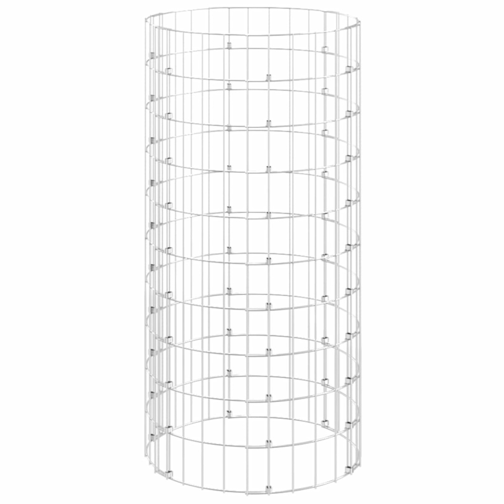 Composteur de jardin ø50x100 cm acier galvanisé