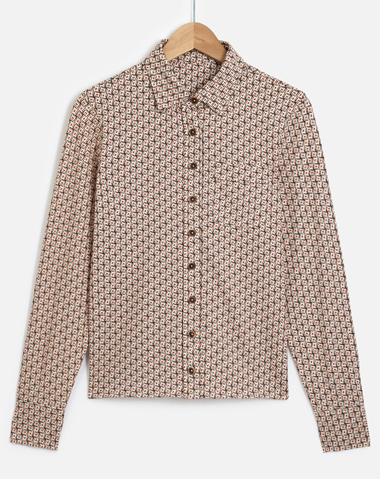 Caroll Chemise Alba cognac