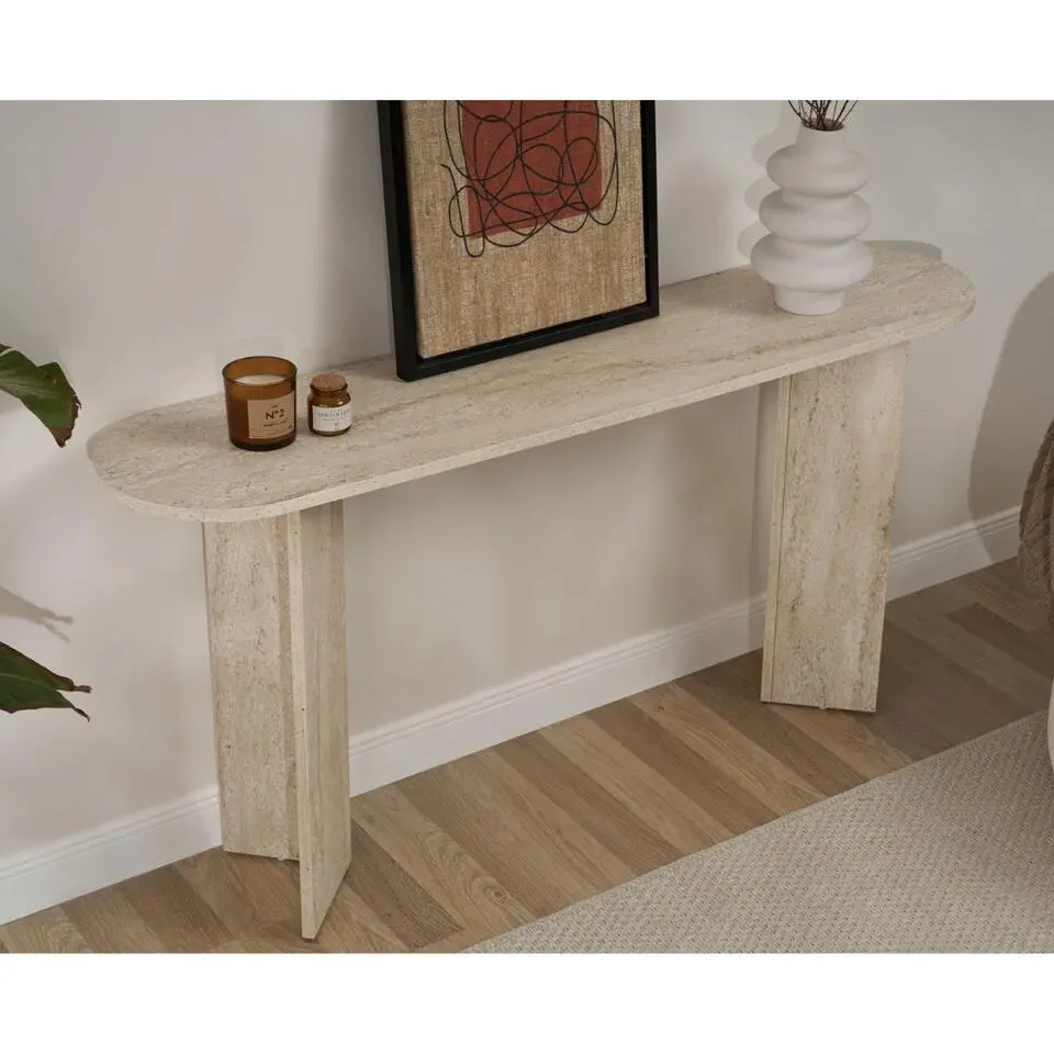 CALICOSY - Sidetable SIRA - Travertijn - 75x150x35 cm