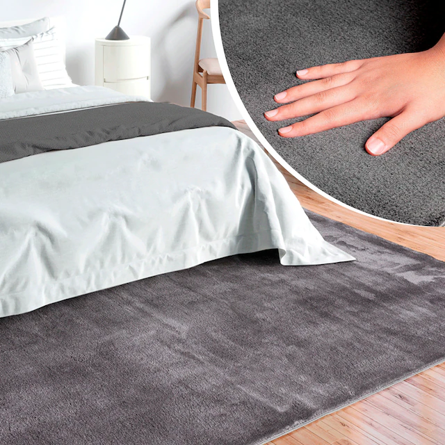 merinos Teppich »Loft 37 , Kunstfellteppich« rechteckig 16 mm Höhe weich und kuschelig, Fell Haptik, Anti-Rutsch-Unterseite,