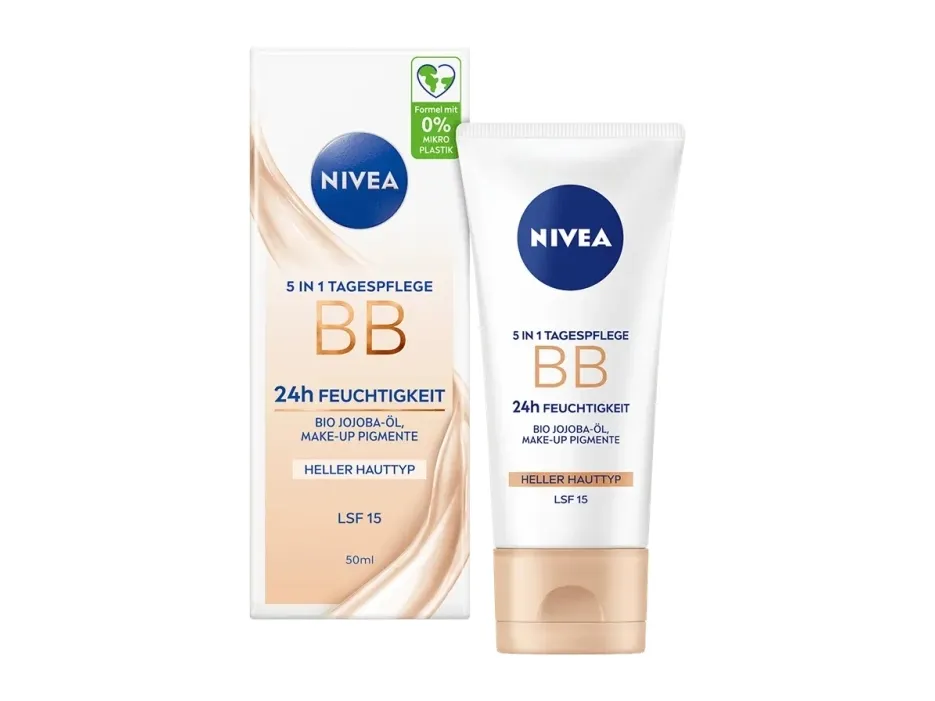 Nivea BB Creme 5-in-1 Moisturising SPF15 lys nuance