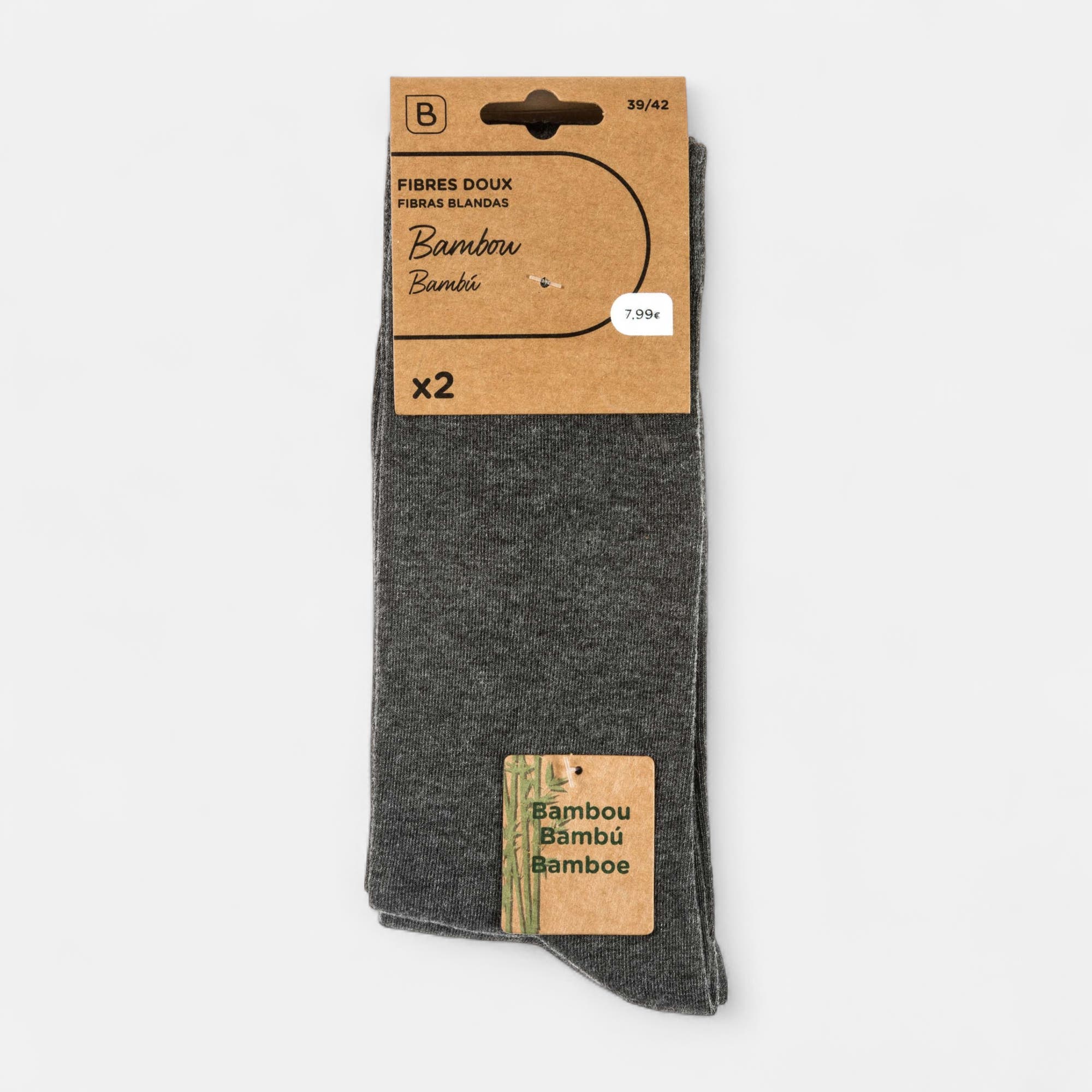 Chaussettes Homme anthracite