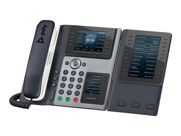 Poly Edge E Expansion Module - Tastutvidelsesmodul for VoIP-telefon - 22 multifunksjonelle linjetaster - for Poly Edge E400, E500