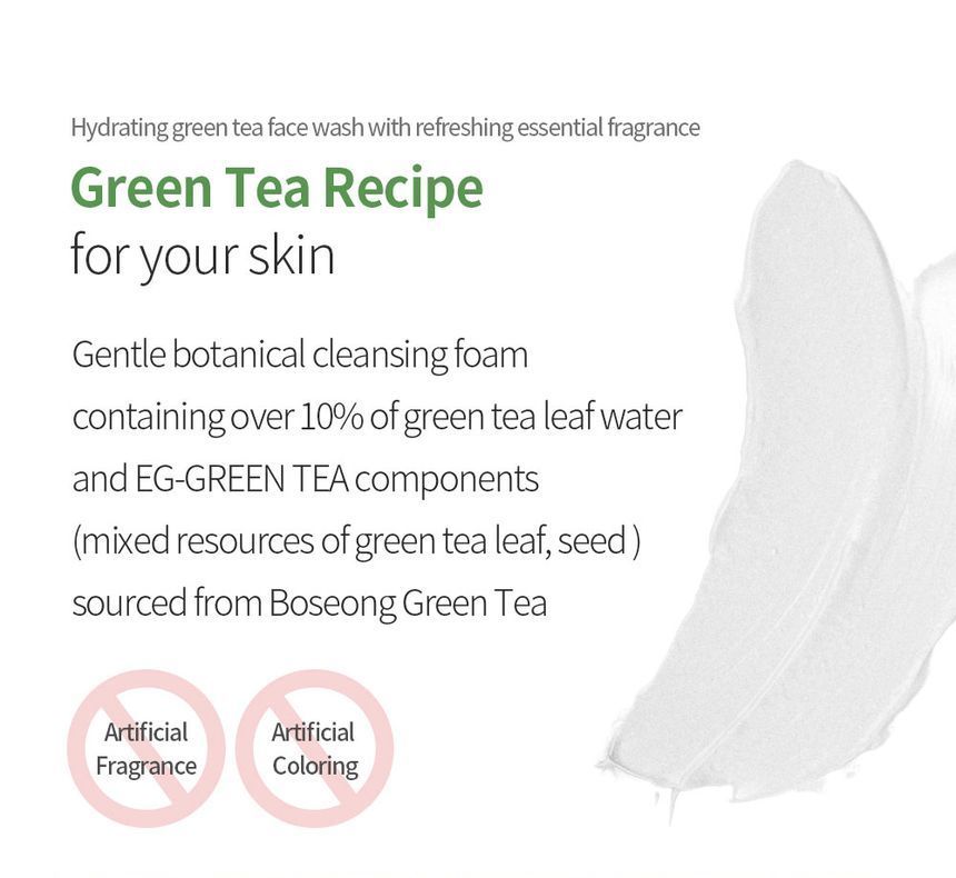 Benton - Diepgroene thee reinigingsschuim