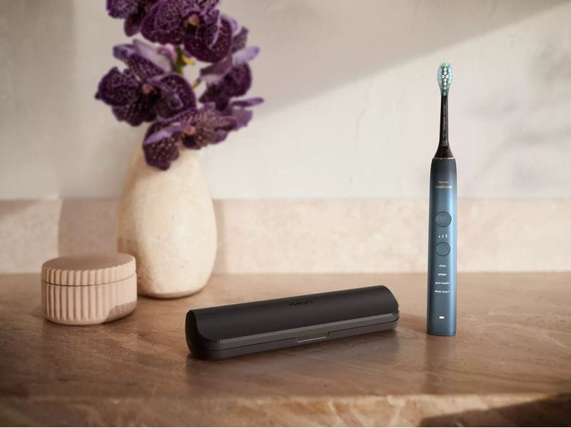 Philips Schallzahnbürste DiamondClean 9000 HX9911/88 Elektrische Zahnbürste