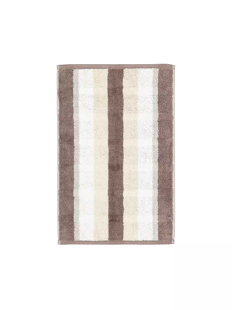 CAWÖ Gästetuch NOBLESSE 30x50cm Walnuss hellbraun