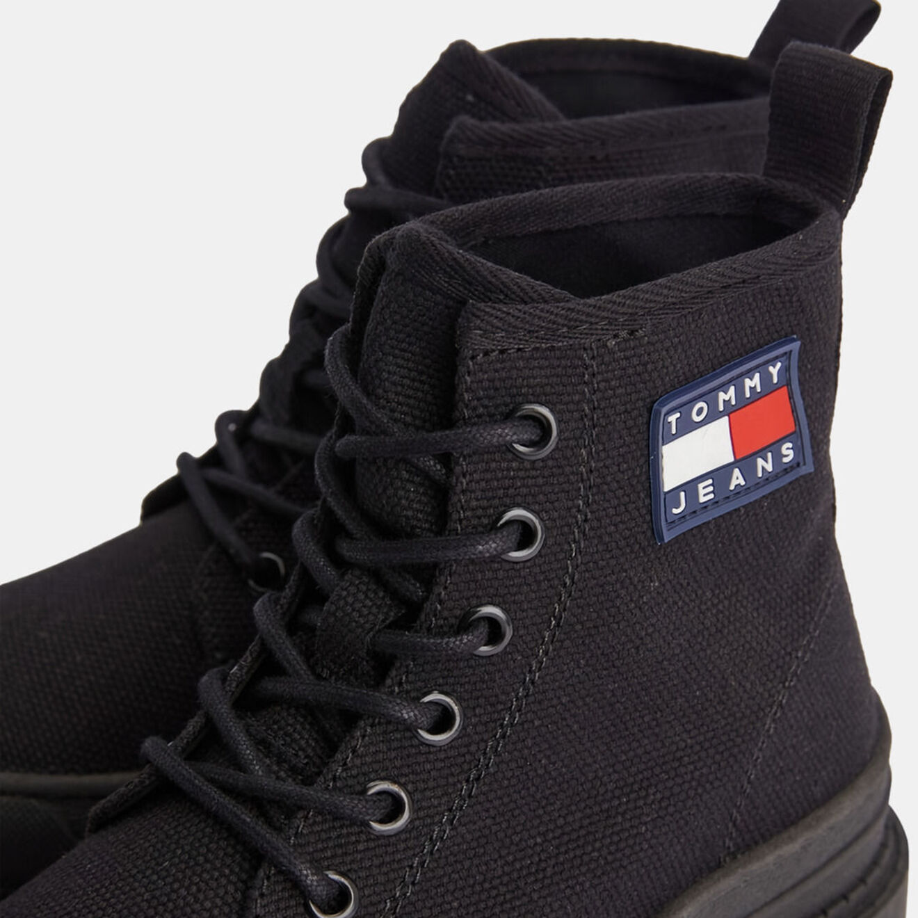 Tommy Hilfiger Boots Foxing noires