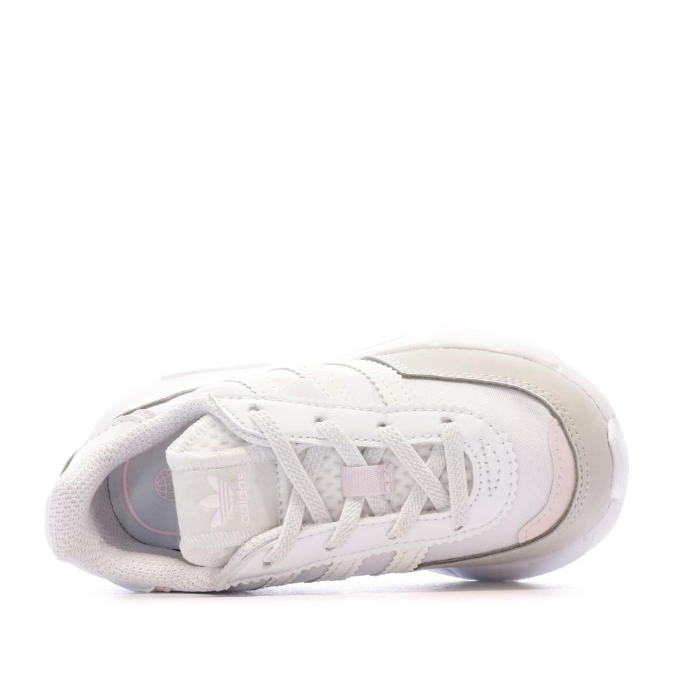 Adidas Baskets Blanches Fille Adidas Retropy