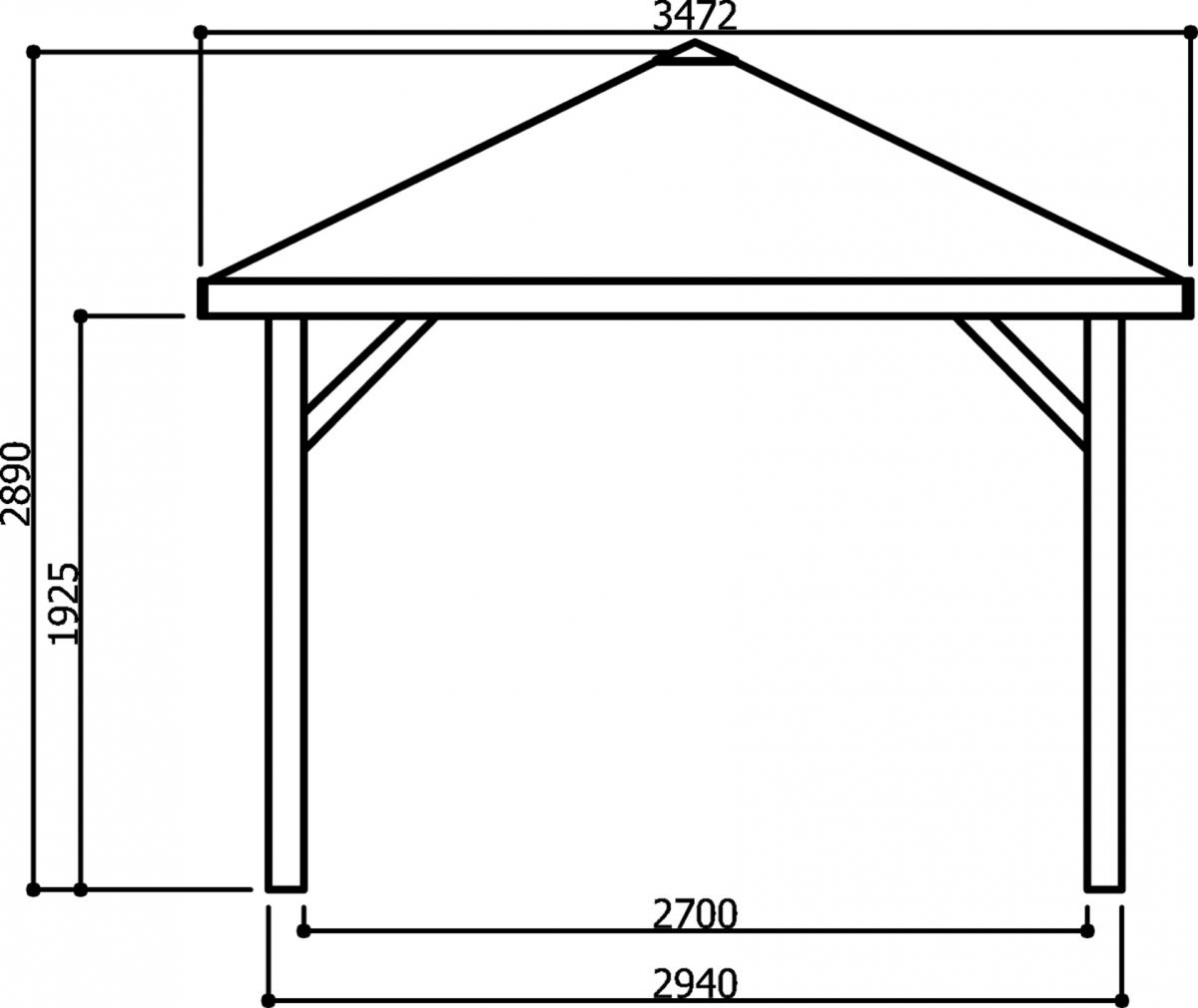 Abri de jardin maisonnette chalet de jardin kiosk 437x437
