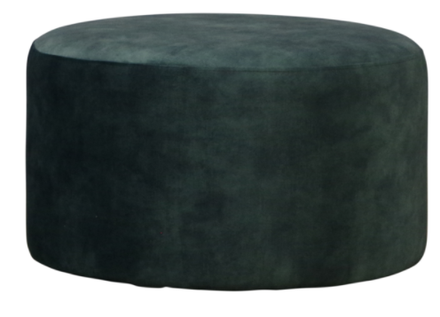 Poef Velvet 60/80 cm Poef Velvet 80 Dusty Blauw