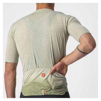 Maillot Manches Courtes Castelli Essenza Vert Clair