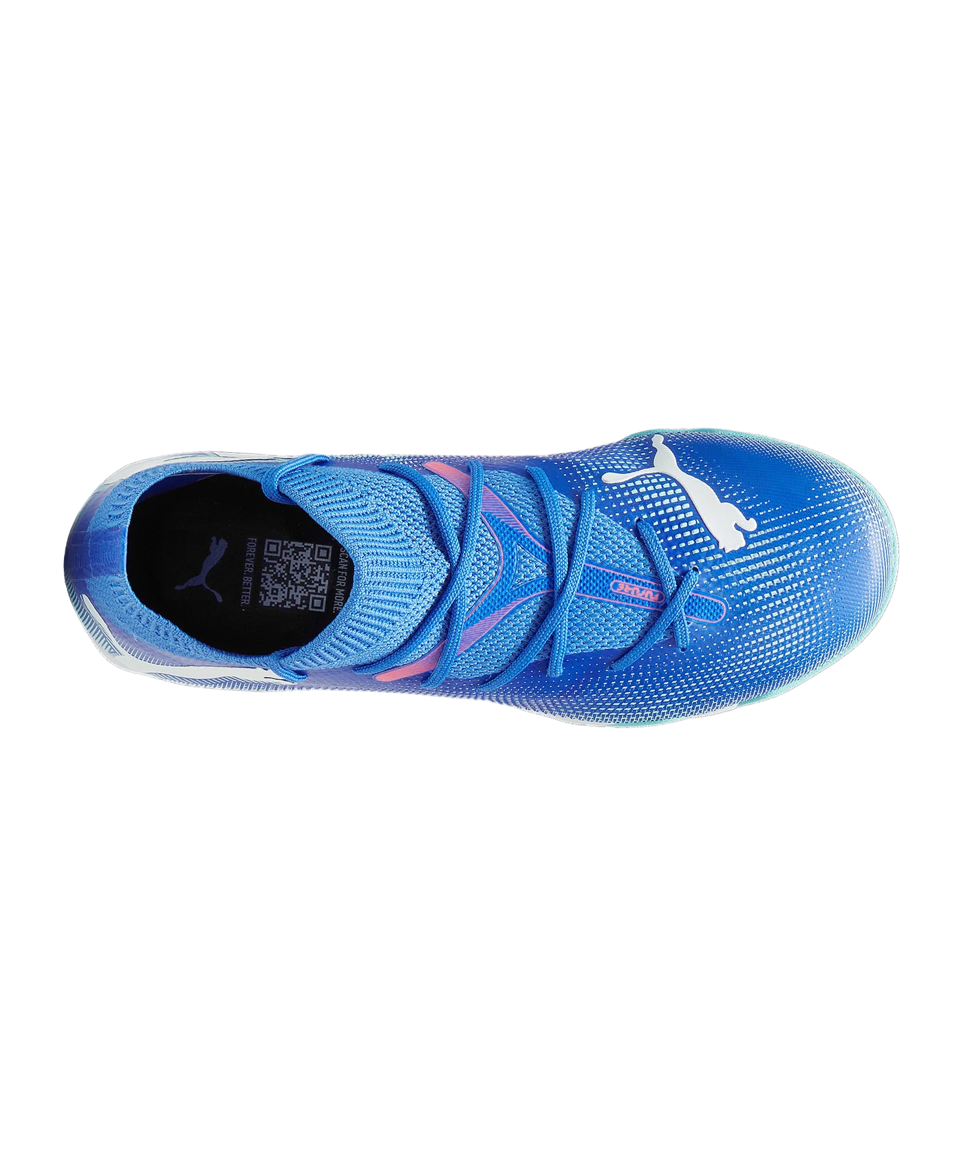 PUMA FUTURE 7 Match + Mid TF Formula Kids Blau Weiss F01