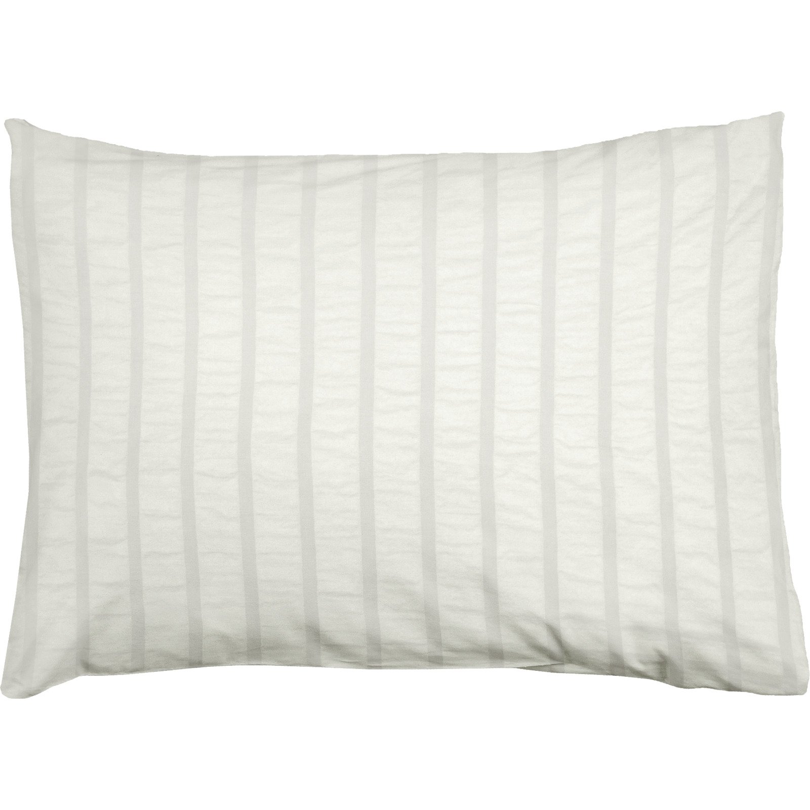 Bettwäsche Micro-Seersucker unifarbig 50x70 Kissen, weiss