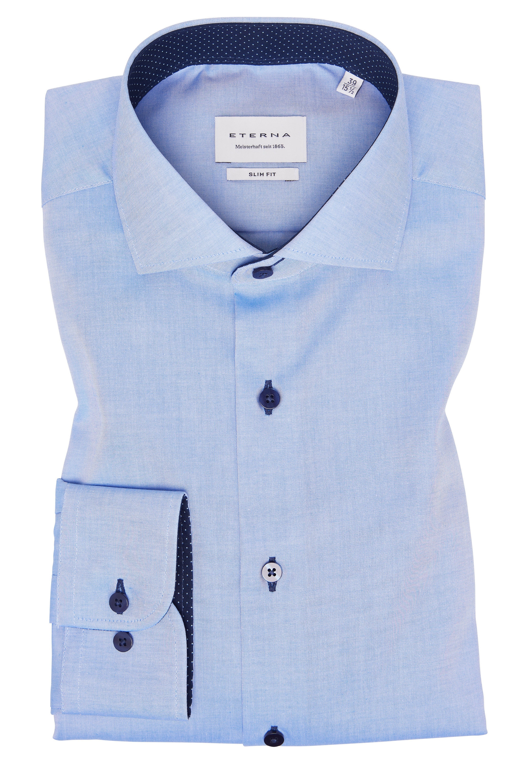 Eterna Langarmhemd »SLIM FIT«, NON IRON (bügelfrei)