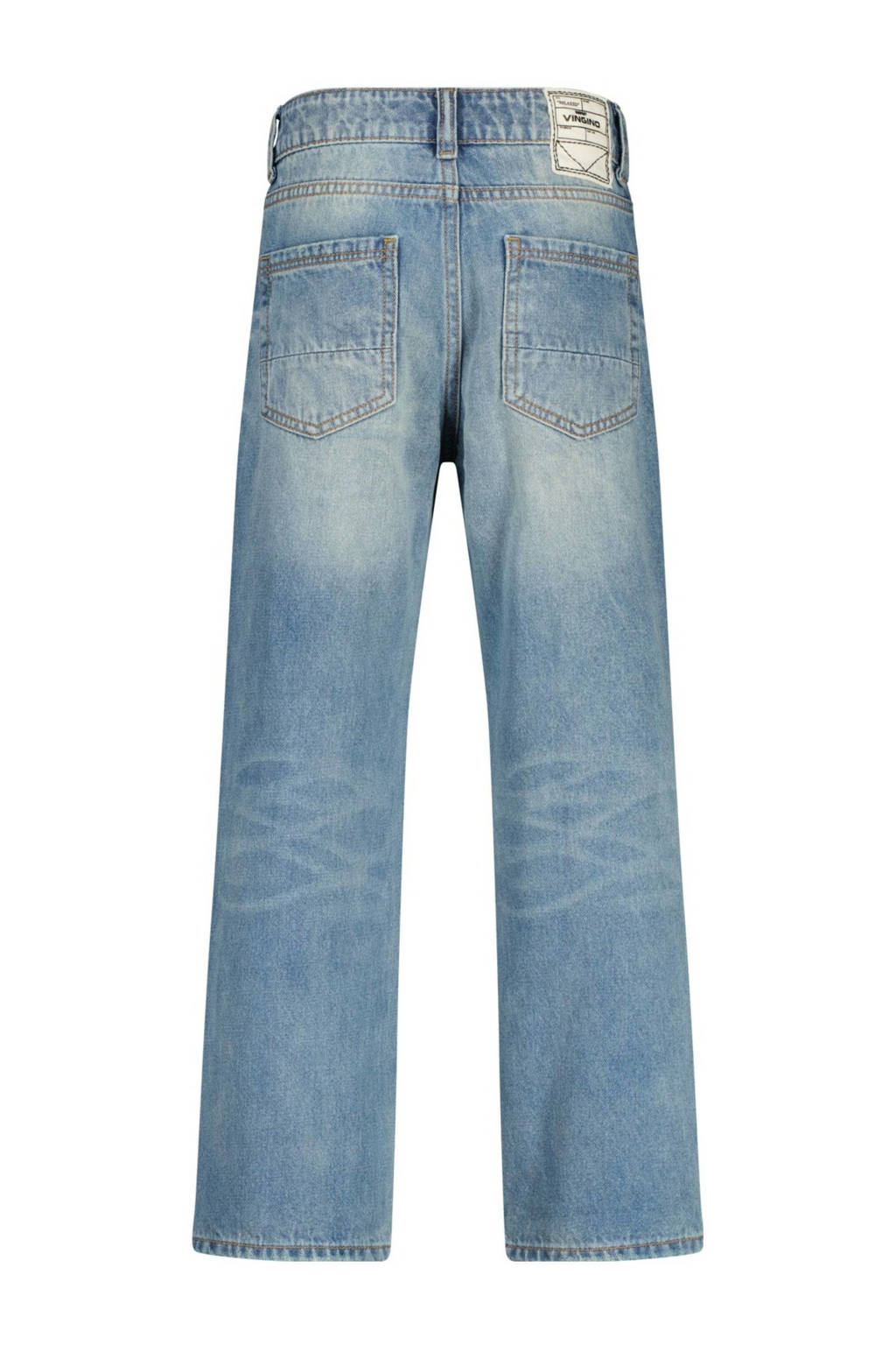 Vingino loose regular waist jeans light blue denim