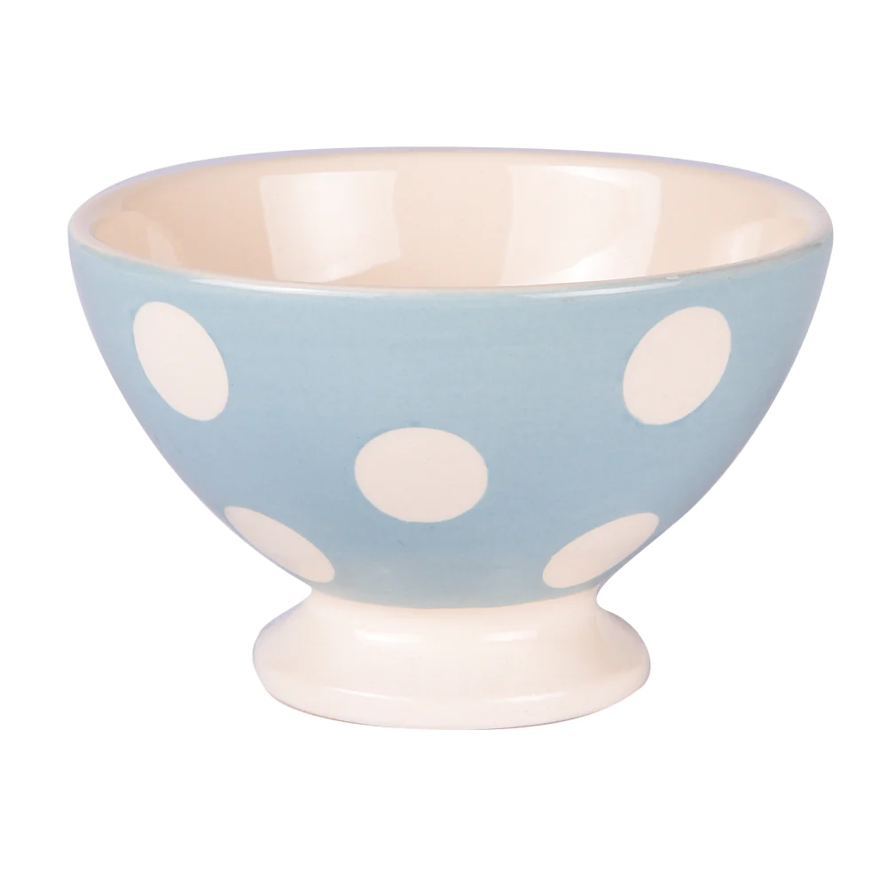 Mini bol pois 10 cm bleu dejeuner sur l herbe
