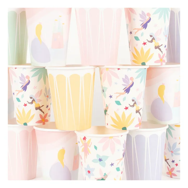 My Little Day Gobelets en carton Fées - Lot de 8