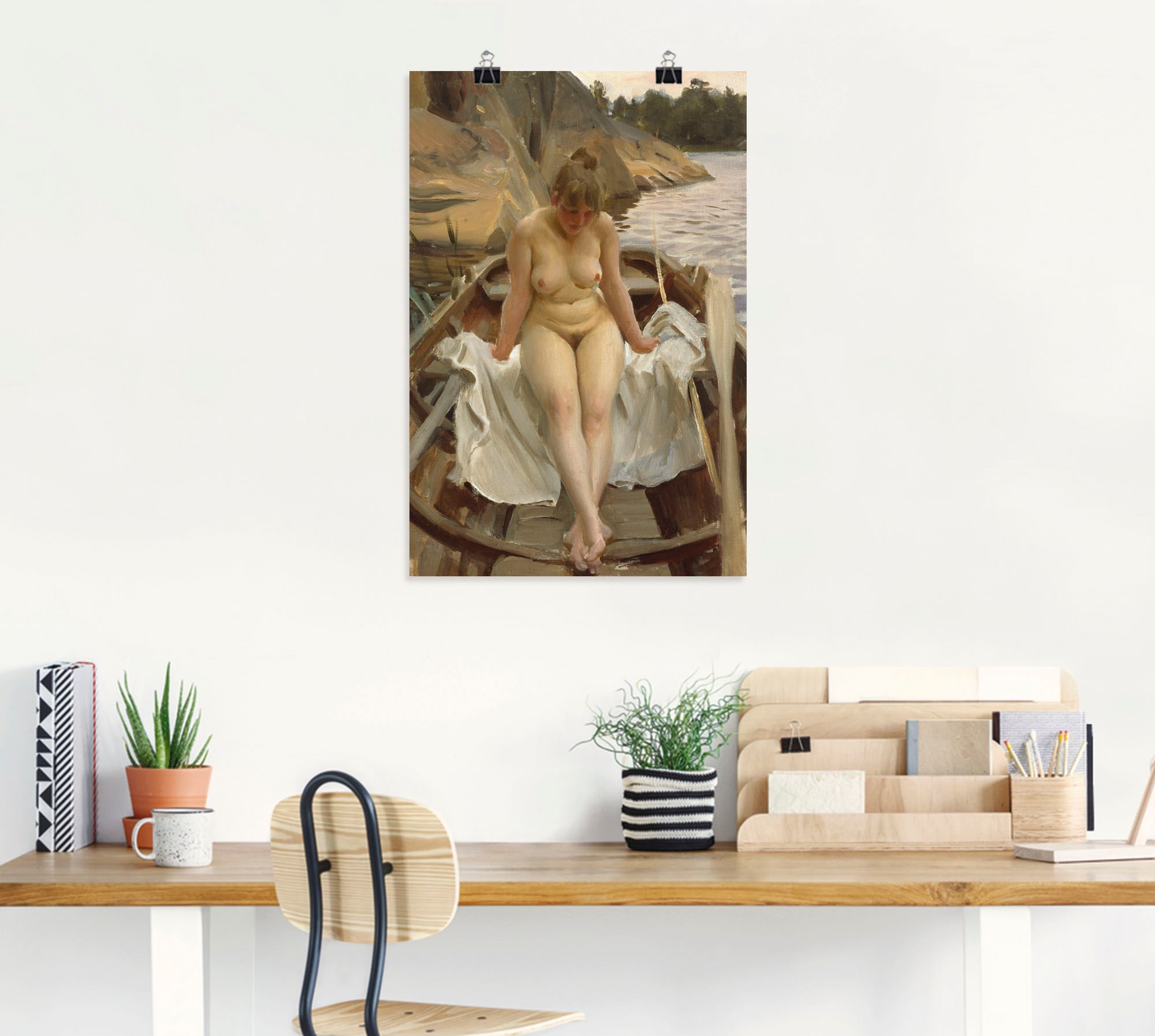 Artland Wandbild »In Werners Ruderboot« Erotische Bilder 1 Stk. tlg. als Leinwandbild, Poster in verschied. Grössen