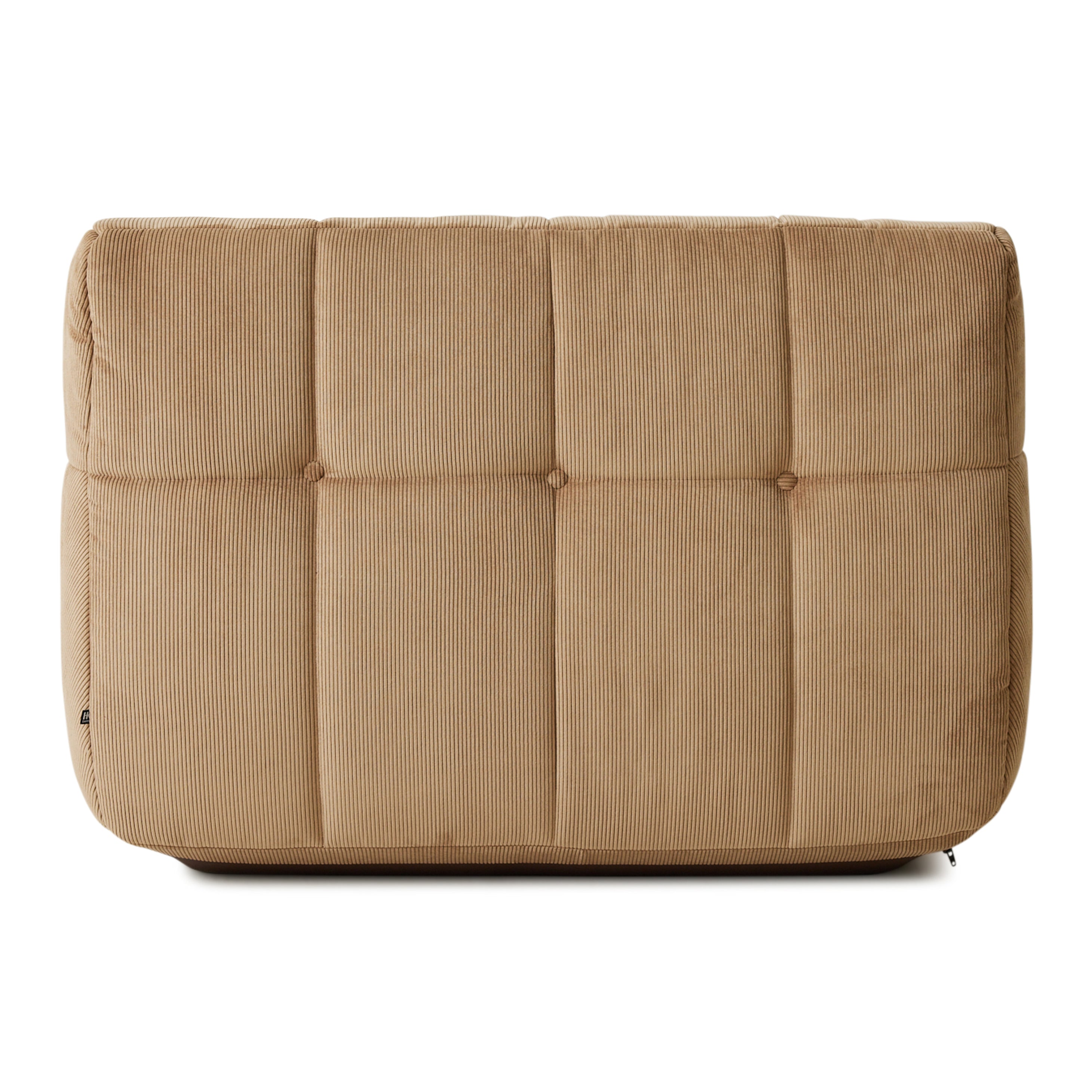 HKliving Lazy Lounge Fauteuil - Rib - Bruin