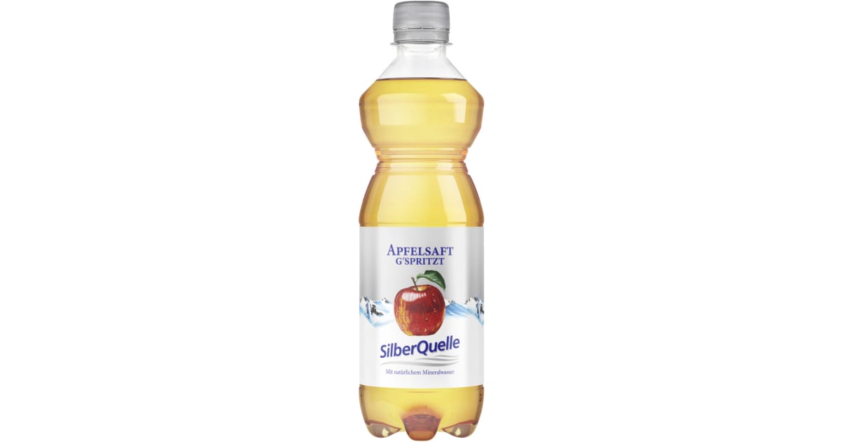 SilberQuelle Apfel gespritzt 0,5 Liter (Einweg)