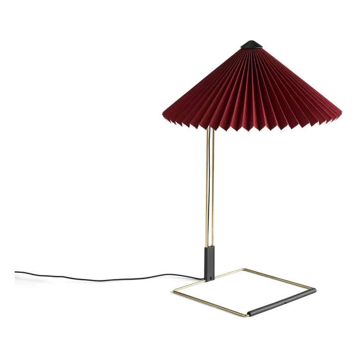 Hay Lampe de table Matin, Inga Sempé | Rouge foncé