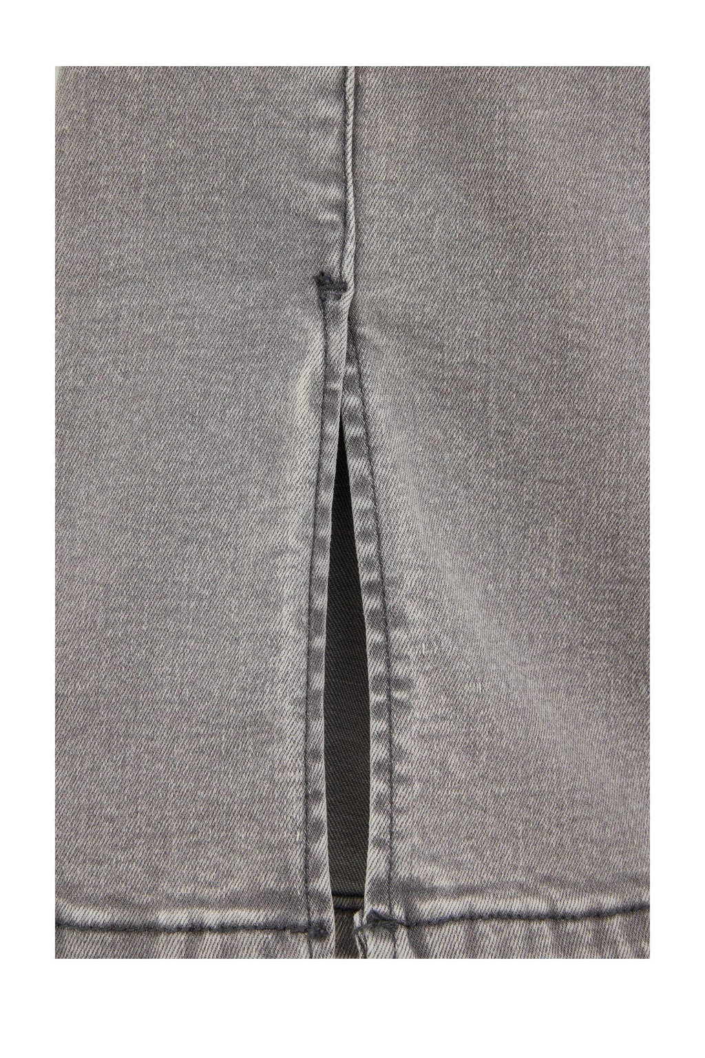 WE Fashion high waist flared jeans light grey denim