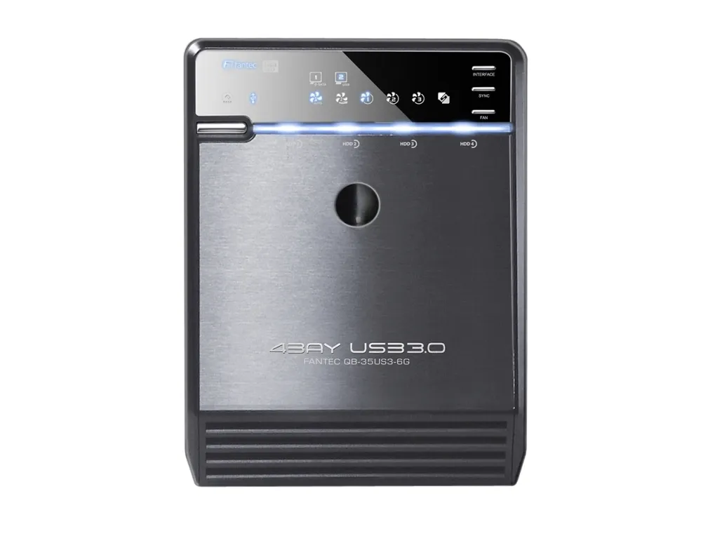 FANTEC QB-35US3-6G - Harddisk-array - 4 bays (SATA-600) - SATA 3Gb/s, USB 3.0 (ekstern)