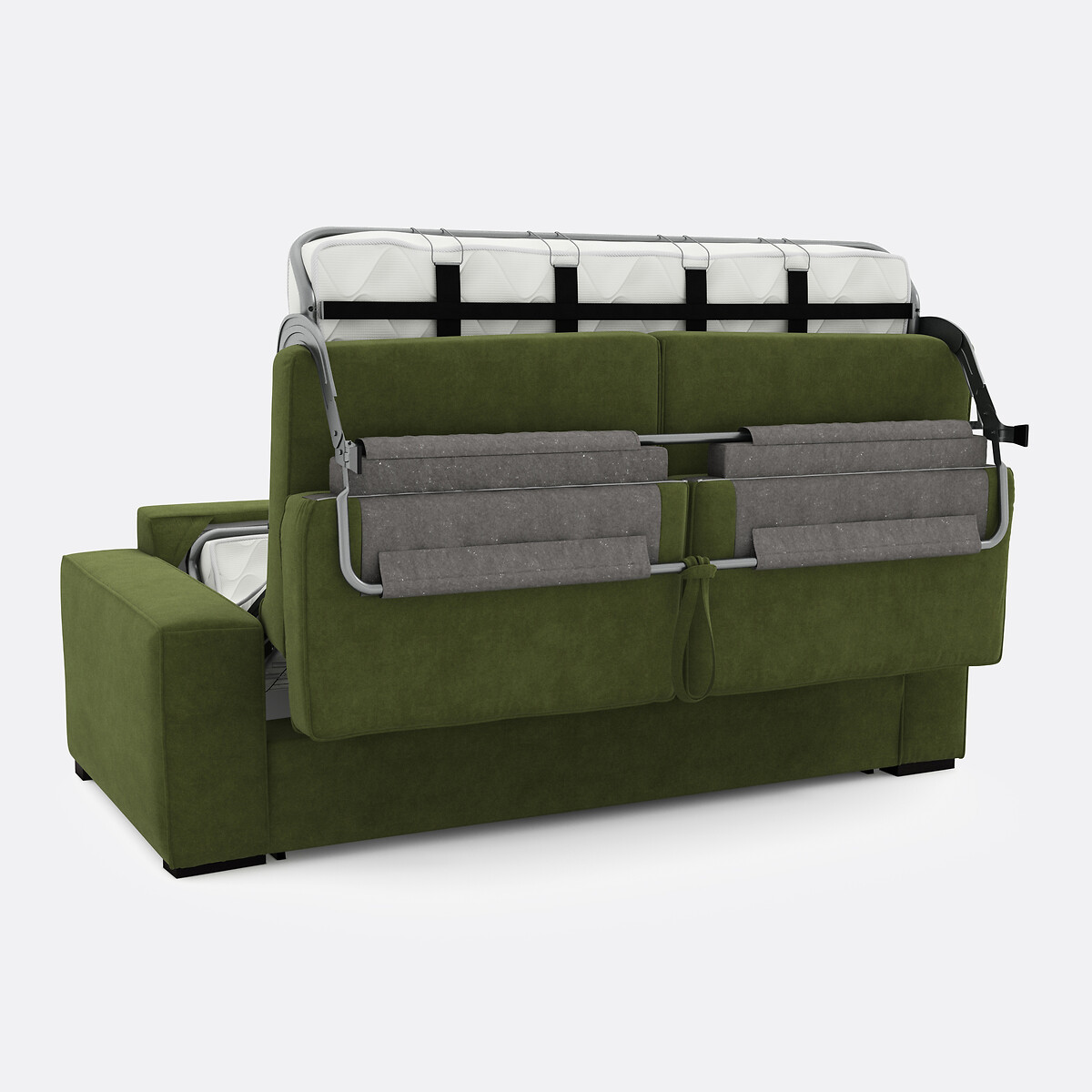 LA REDOUTE INTERIEURS<br>Sofá-cama de veludo, Bultex Cécilia