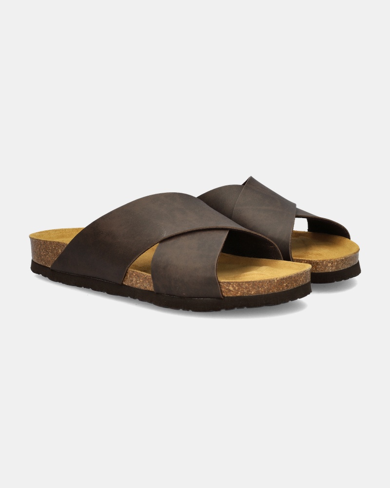 Nelson Slippers  - bruin