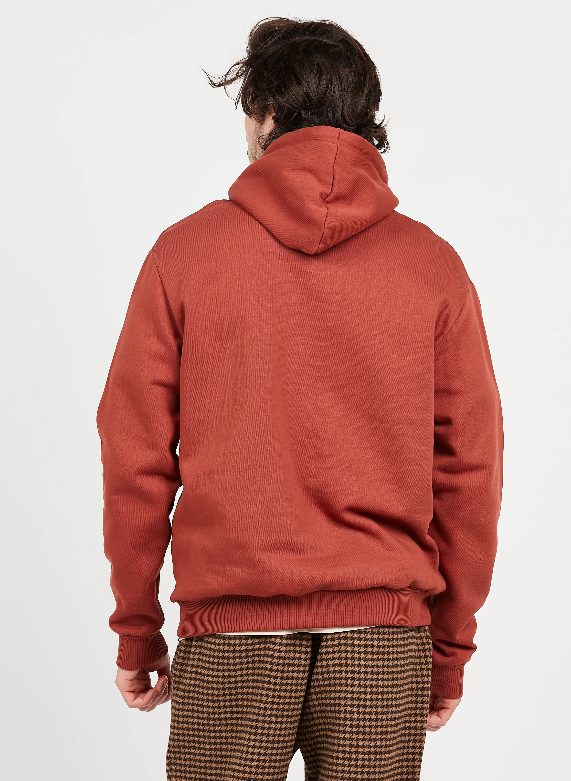 Sweat à capuche en coton| Marron