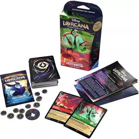 Ravensburger Disney Lorcana: Das Erste Kapitel - Starter Deck Smaragd und Rubin (Deutsch)