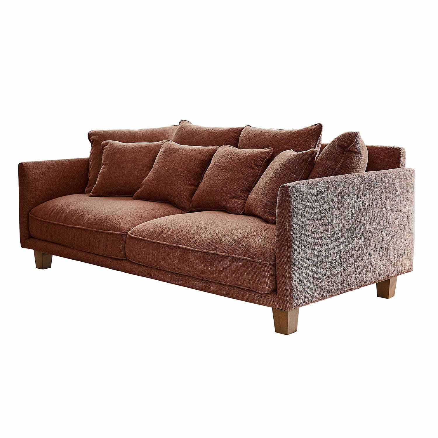 Sofa Brissonneau rostbraun