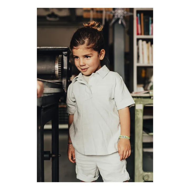 Baje Studio Polo Lion Lin | Bleu ciel