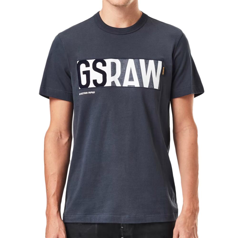 T-shirt Marine Homme G-Star Denim