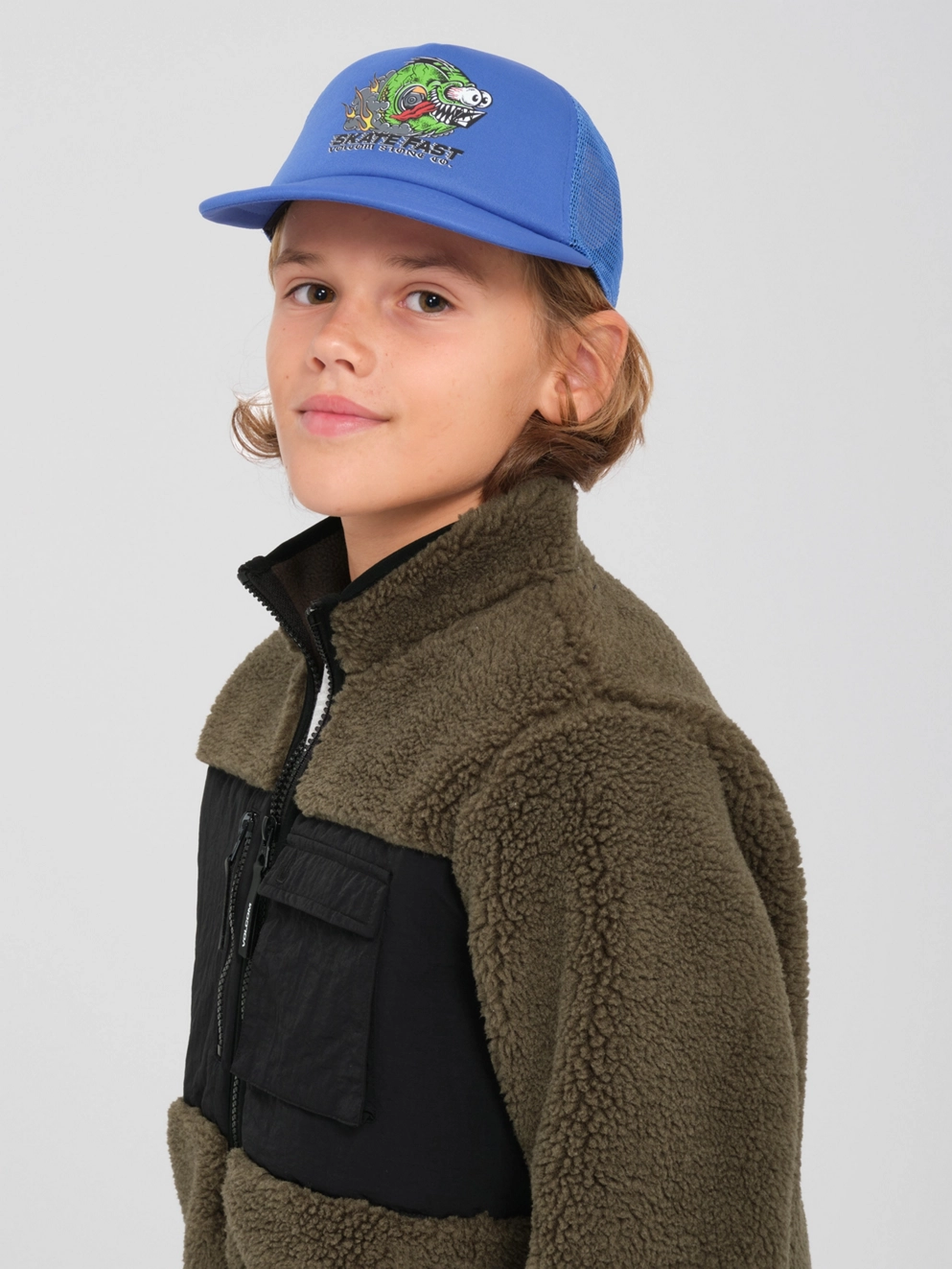 Volcom Storm Stone Fleece Kids Jacket wintermoss